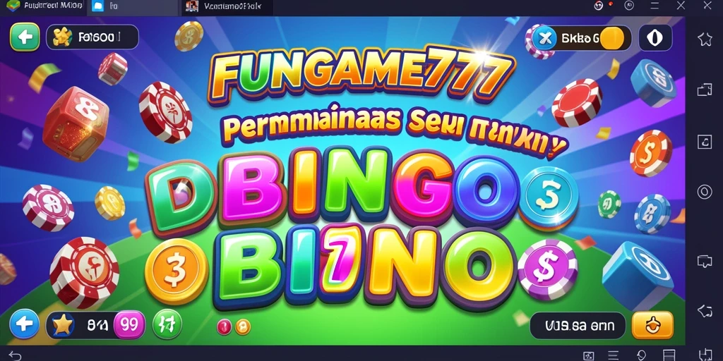 Tampilan gameplay seru dari FUNGAME777 dengan Bingo yang menarik.