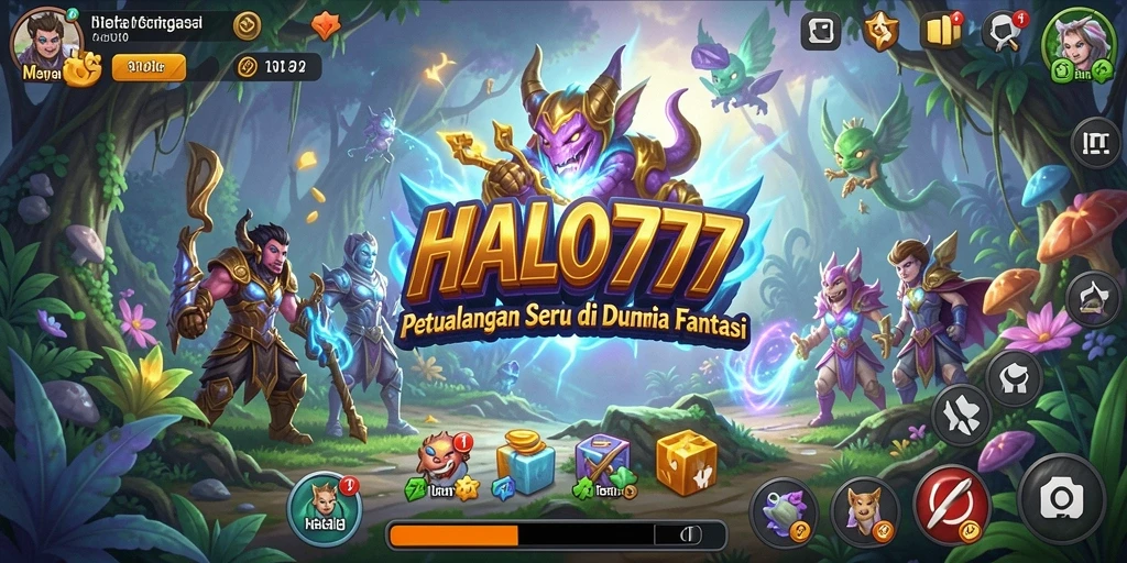 Tampilkan gameplay menakjubkan HALO777 dalam dunia petualangan.