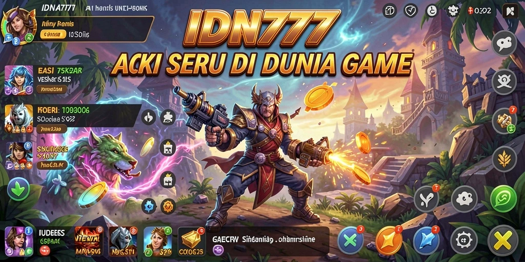 Tampilan gameplay intens dan menegangkan dalam IDN777.