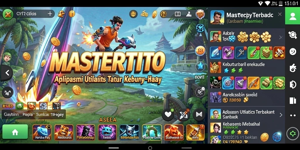 Tampilan antarmuka MASTERTOTO yang menarik dan fungsional.