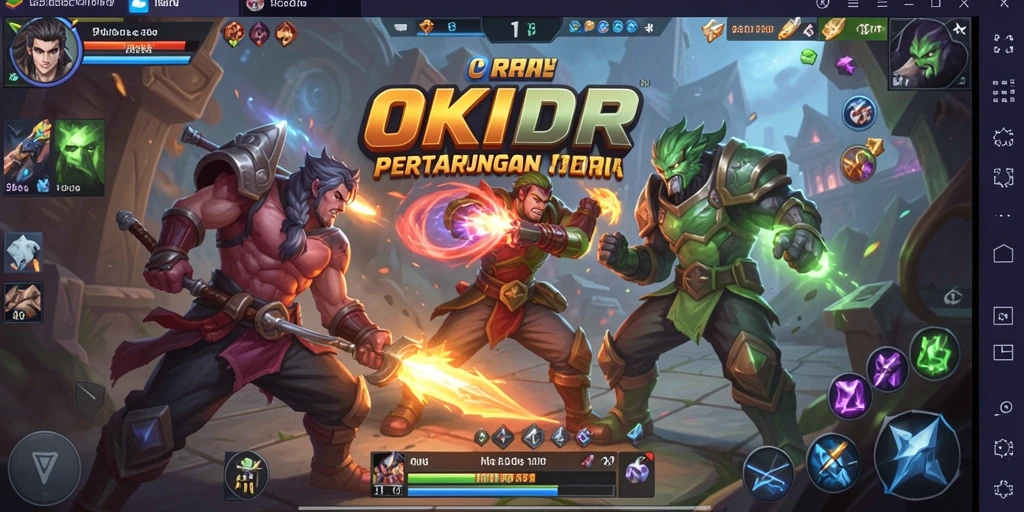 Tangkapan layar dari gameplay seru di OKIDR.