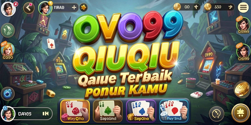 Tampilan gameplay seru OVO99 saat bermain QiuQiu.