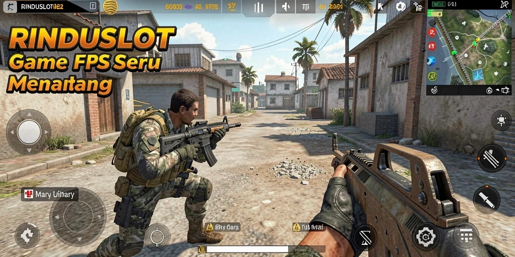 Tampilan gameplay RINDUSLOT yang mendebarkan dan intens.