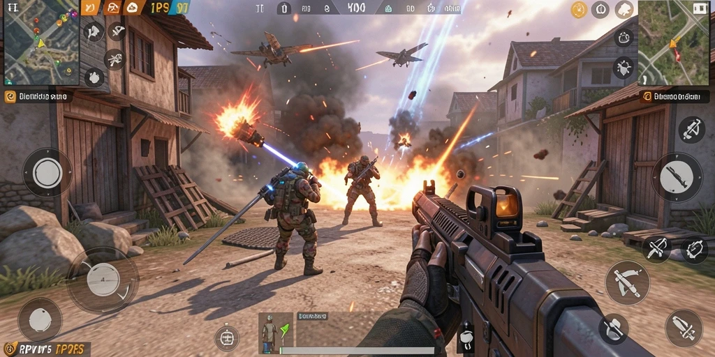 Tampilan gameplay seru dan aksi intens di RPVIP5.