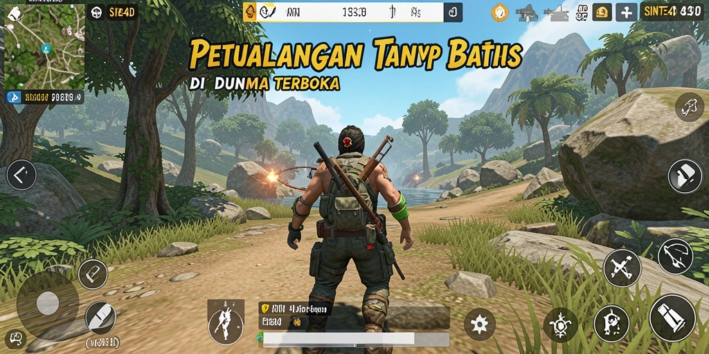 Tampilan gameplay SINTE4D yang menakjubkan dan interaktif.