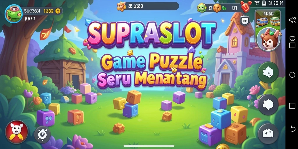 Screenshot gameplay SUPRASLOT yang menampilkan tantangan Puzzle yang menarik dan seru.