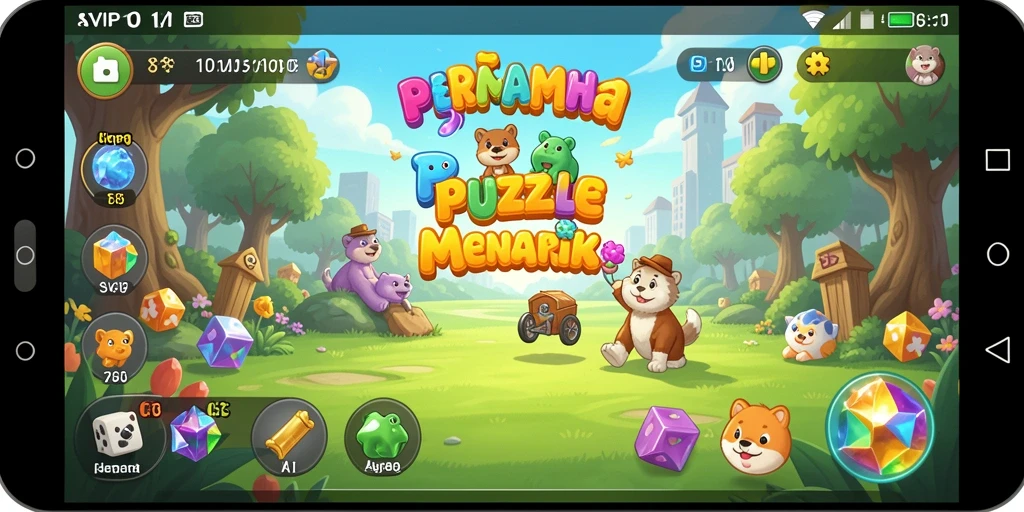 Tampilan gameplay SVIP10 dengan berbagai teka-teki yang menantang.