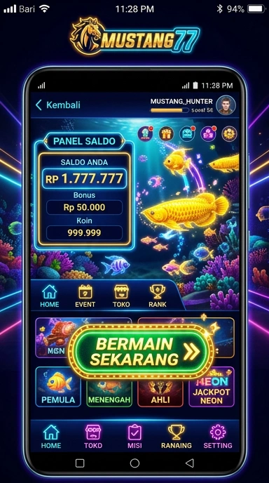 Fitur pencarian aplikasi yang cepat di Mustang77.